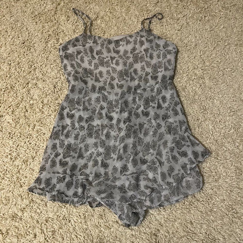 Altar’d State snakeskin Romper size medium